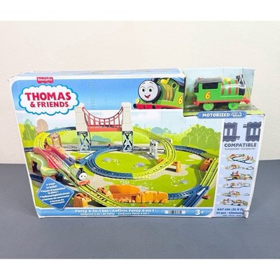 Fisher-Price Thomas & Friends Percy 6-in-1 Motorized Train Set NEW
