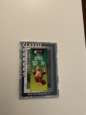 2012 Marvel Premier Classic Corners Deadly Hands of Kung-Fu   CC-10