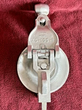 Sherman & Reilly Inc Model XS-100B Aluminum Stringing Block Pulley Made In USA