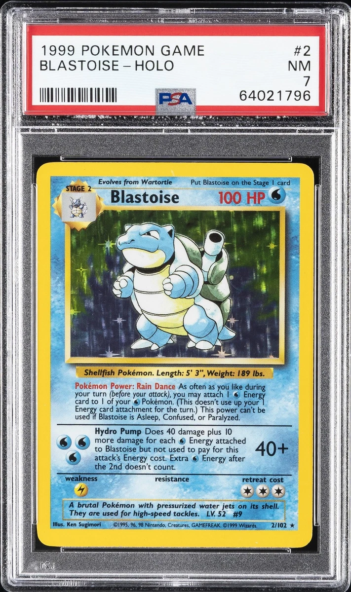 Blastoise Pokémon TCG Professional Sports Authenticator (PSA