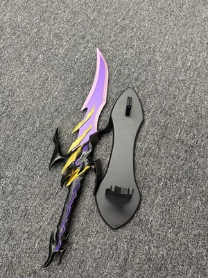 Solo Leveling Antares s Fangs dagger Ver2/Wood Stand 1:1 Full Side Metal 29.75 