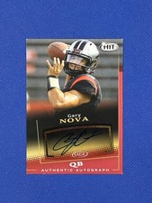 Gary Nova 2015 Sage Hit Rookie Autograph Card #A20 AUTO
