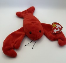 TY Original Beanie Baby - PINCHERS the Lobster 8.5 inch - DOB 06-19-1993 NWT