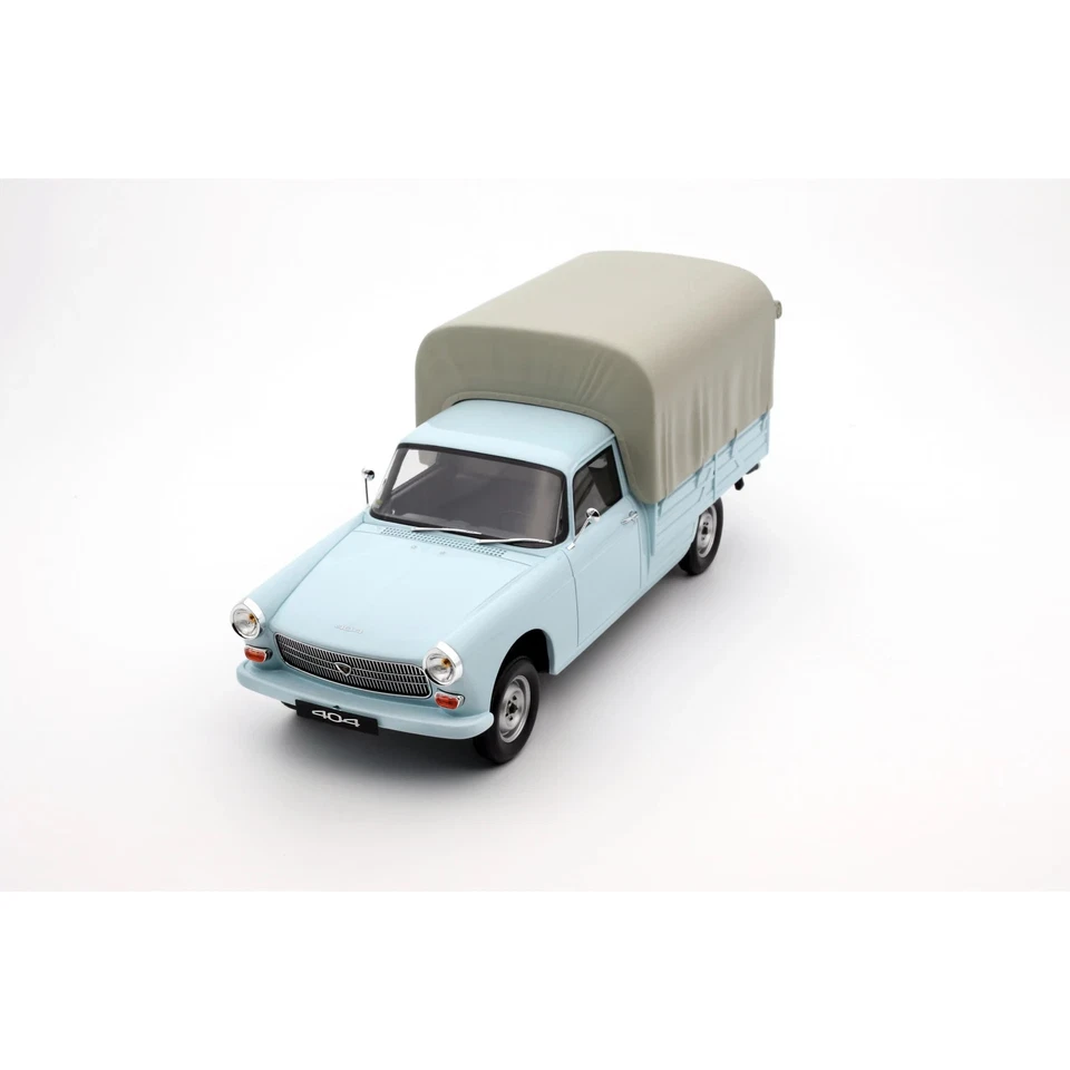 PEUGEOT 404 PICK UP BÂCHÉ BLEU PASTEL 1967 OTTOMOBILE - OT 1036 - 1/18 - LIMITEE - Photo 3/4