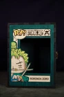 Funko Pop! One Piece Roronoa Zoro Anime Wood Custom Box Hand Made Display