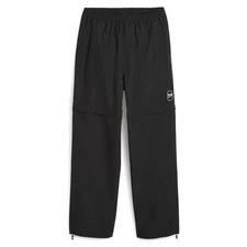 PUMA Downtown 180 ZipOff Pants Mens Black Casual Athletic Bottoms 62437801