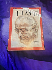 Magazine Time April 12 1968 Vol. 91 No. 15 President Lyndon B. Johnson