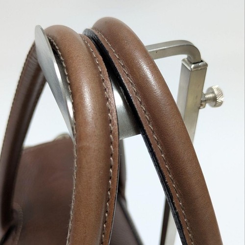 Luella Gisele Bolso de Mano Bolso Cartera Cuero Marrón USADO ¡Buen Estado de JPN! - Imagen 11 de 17