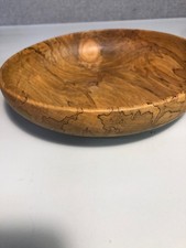 8 x 2" spalted maple turned wood bowl