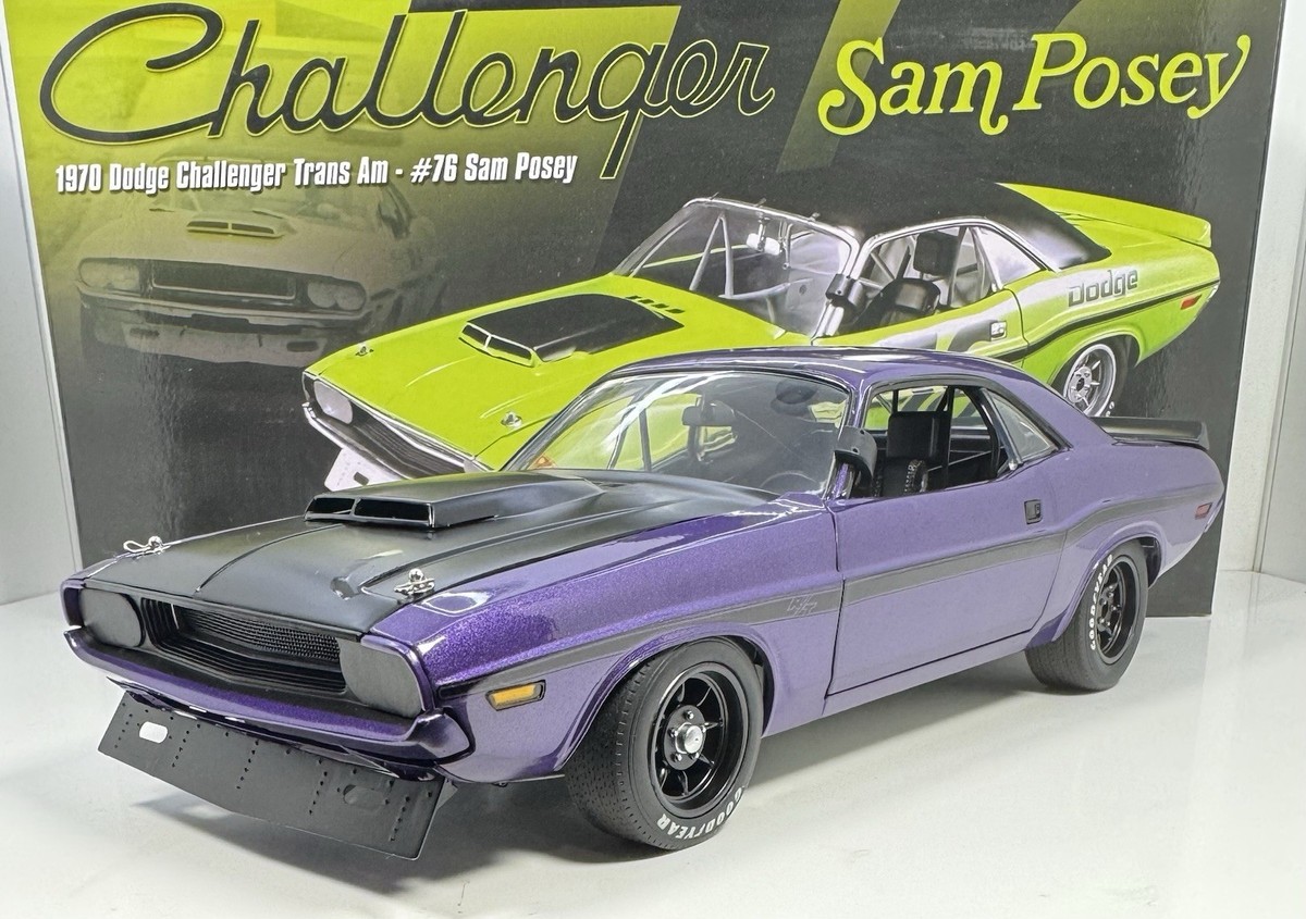 Acme 1/18 Scale 1970 Dodge Challenger Trans Am - #76 Sam Posey