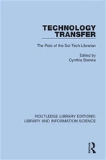 Technology Transfer: The Role of the Sci-Tech Librarian (Paperback or Softback)