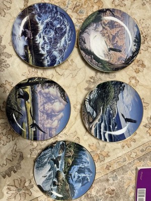 John Van Straalen Collector s Eagle Plate Set Of 5