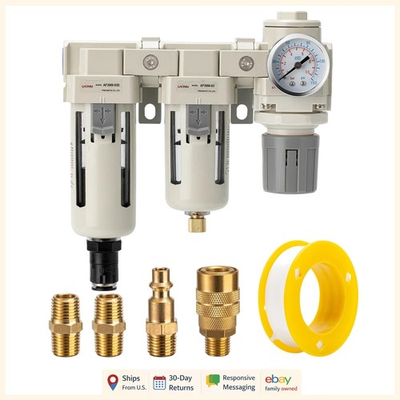 #ad Portable Air Filter Dryer with Transparent Housing and Easy Pressure Control $91.08