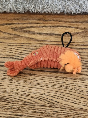 Shrimp Plush Dog Toy