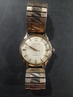 VTG 1963 M3 Bulova Royal Clipper 10K RGP GF Selfwinding Mens Watch Runs But READ
