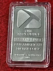 1 TROY OZ 999.0 FINE SILVER INGOT NORTHWEST TERRITORIAL MINT PAN AM CORP #T1921