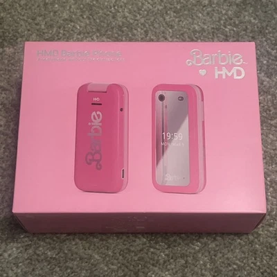 Official HMD Barbie Pink Mobile Flip Phone Unlocked Brand NEW