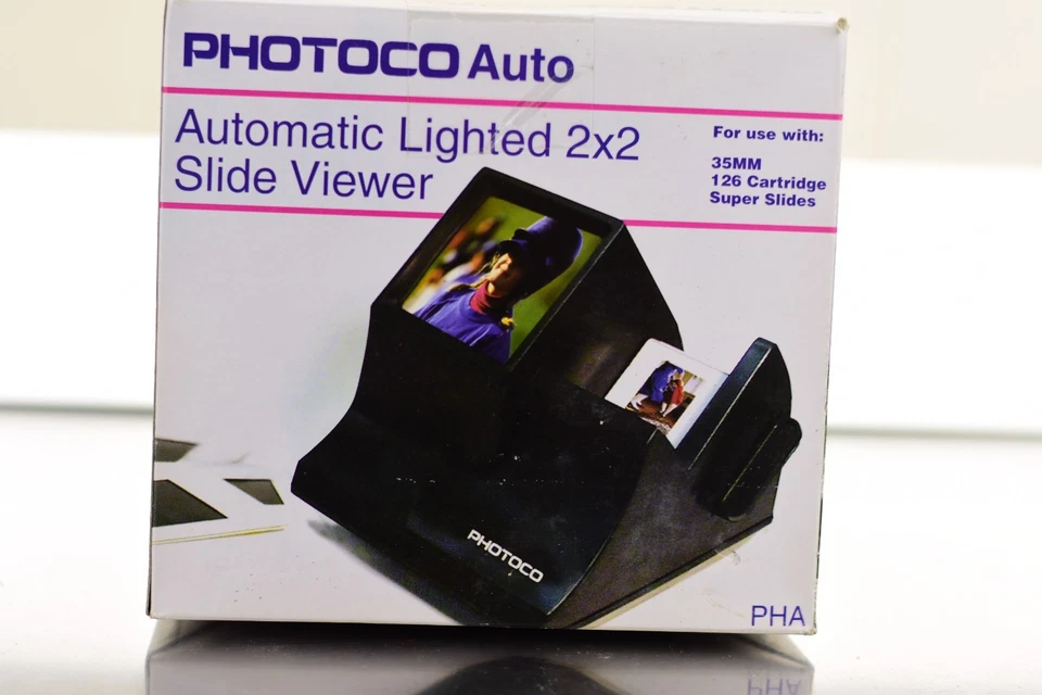 Photoco Auto Automatic Lighted 2x2 Slide Viewer - Image 4 of 4