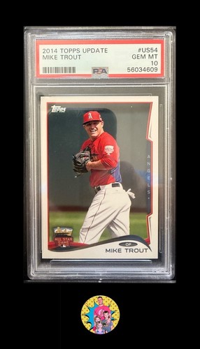 2014 Topps Update Mike Trout #US54 Angels PSA 10 Gem Mint