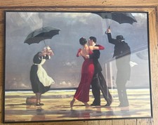 The Singing Butler Jack Vettriano Print Poster Love Romance Dancing Beach 24X18