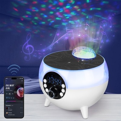 3in1 Wecker LED Lampe Smart Bluetooth Lautsprecher Ladegerät RGB Nachtlicht MP3
