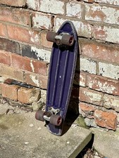 Vintage 1970s Penny Board Skateboard Cruiser Purple Retro 70s Rad 10” Project