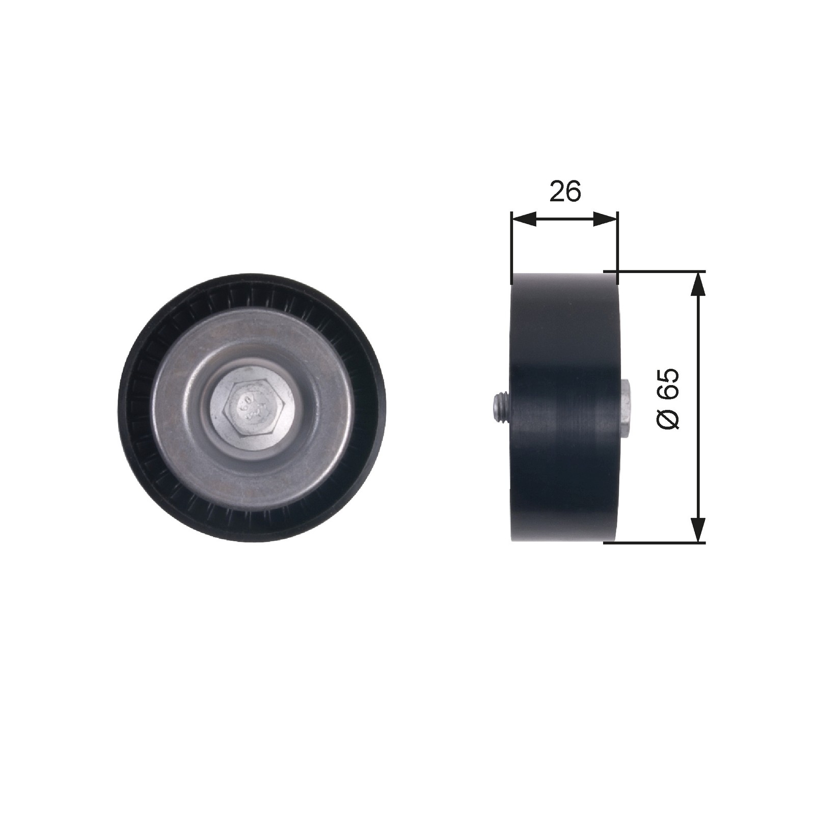 Aux Belt Idler Pulley fits VAUXHALL CASCADA 2.0D 2013 on Guide Deflection Gates - Image 29