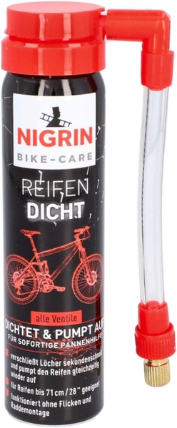 Nigrin ?60614 Reifen Dicht Reifendichtmittel Pannenhilfe LöCher Reifen 75 Ml-image