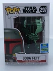 Funko POP! Star Wars Chrome Boba Fett Green #297 Amazon Exclusive NOT MINT