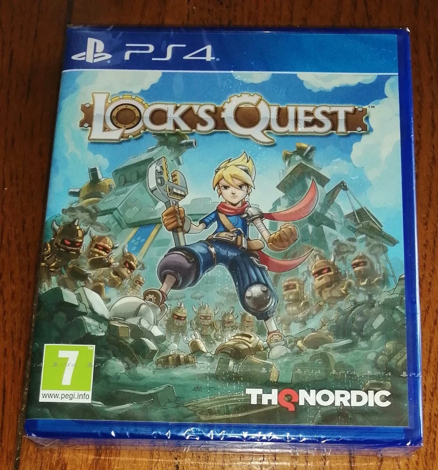 SONY Jeu Playstation 4 " Lock's Quest " PS4 PEGI 7 NEUF SCELLE MINT SEALED - Photo 1/1