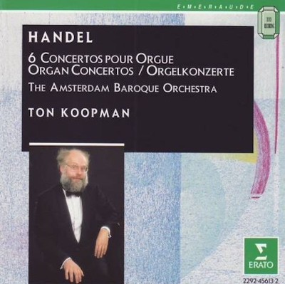 Handel - 6 concertos pour orgue (Ton Koopman) (CD, Erato, 1984, Klassik)