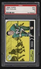 1968-69 Topps Hockey #54 Ray Cullen Rookie PSA 7 EX Minnesota North Stars RC