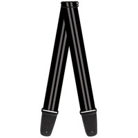 Guitar Strap - Stripe Black/Gray (Us Import) ACC NEU