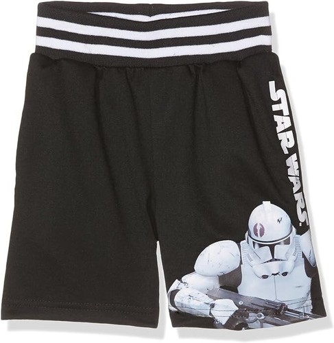 Pantaloncini Corti Star Wars Colori Grigio-Nero Primavera-Estate - Picture 2 of 4