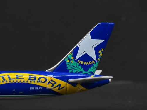 1:400 Gemini Jets GJAWE252 Die-Cast America West Nevada Boeing 757-200 Aircraft - Picture 4 of 14