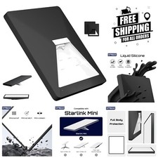 Starlink Mini Protective Cover with Anti-Glare Sticker - Waterproof Durable