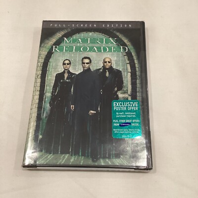 The Matrix Reloaded (DVD, 2003) 2-Disc Set Full Screen Keanu Reeves BRAND NEW