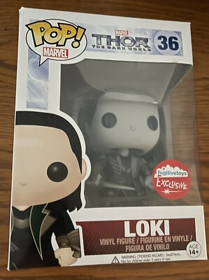 Funko Pop! Marvel The Dark World LOKI FugitiveToys Exclusive 36 