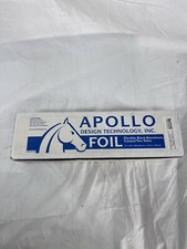 Apollo Design Flexible Black Aluminium FOIL Coated 2 Sides 12x50