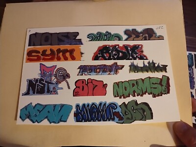 O Scale Custom Graffiti Decals #9- Clear Film