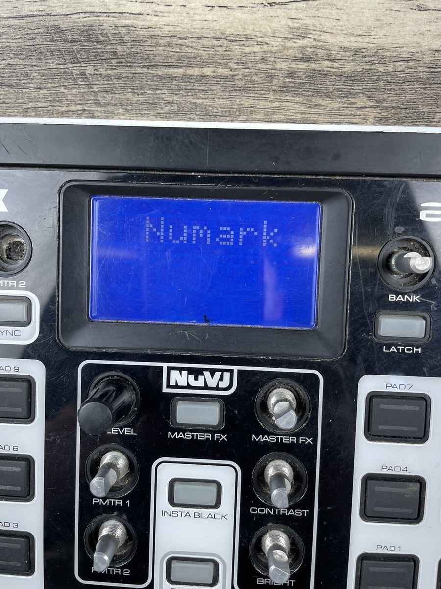 Numark NUVJ arkaos Mixer Controller ⚠️powers On No Other Testing