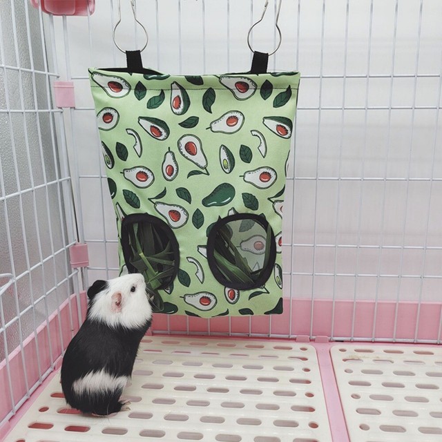 Hay Feeder Rabbit Feeding Bag Guinea Pig Storage Bag Pet Food Dispenser Hay Feeder Rabbit Feeding Bag Guinea Pig Storage Bag Pet Food Dispenser