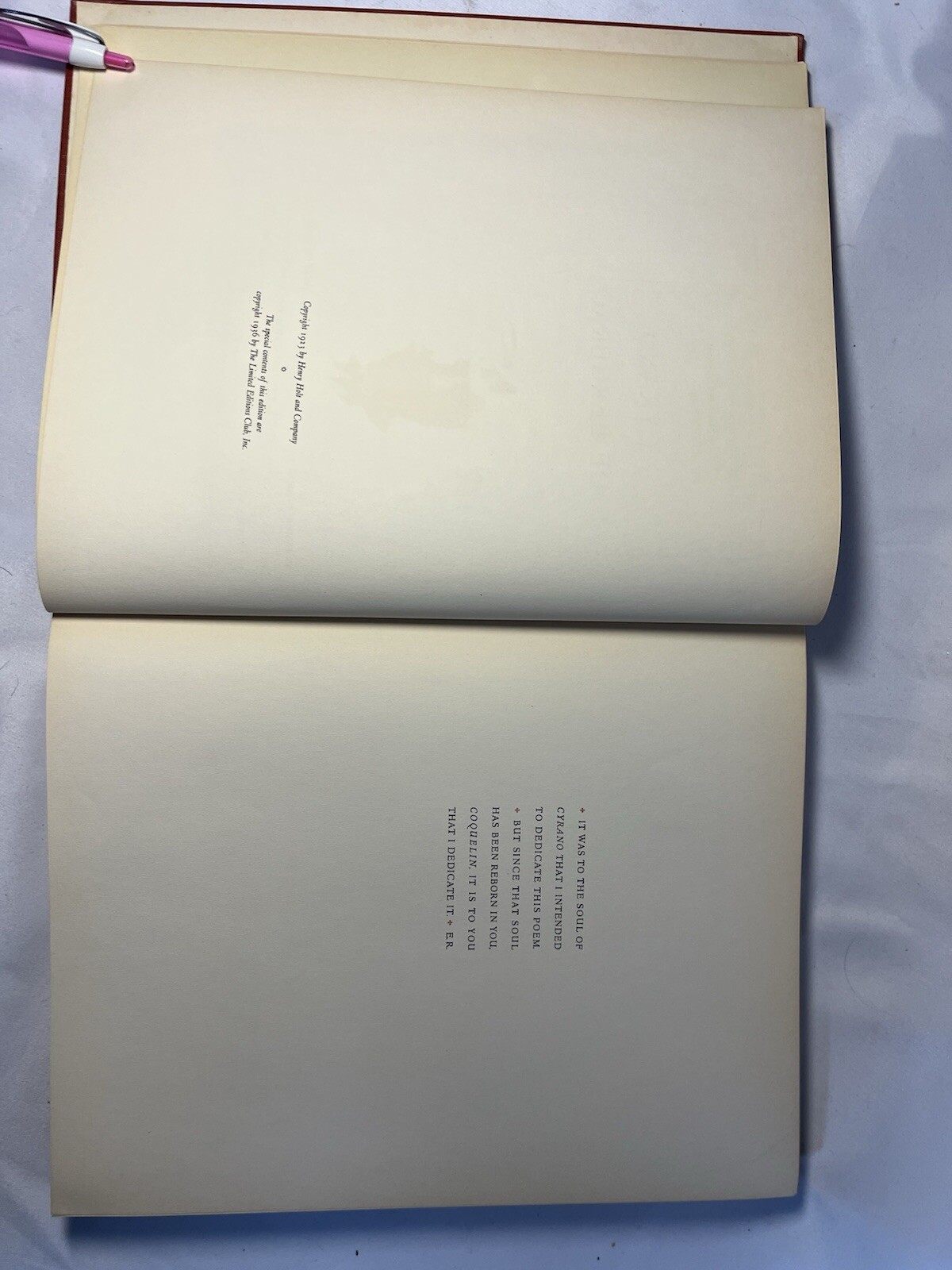 Cyrano De Bergerac by Edmond Rostand Illustrated & SIGNED By Sylvain Sauvage #86