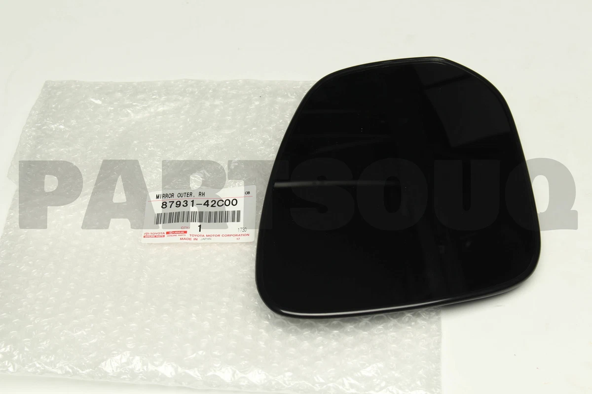 8793142C00 Genuine Toyota MIRROR SUB-ASSY, OUTER REAR VIEW, RH 