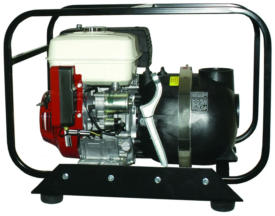 2" Centrifugal Trash Pump - 240 GPM - Honda Gas - 5.5 HP - 83 ft Head - 1" Solid - Image 2 of 3