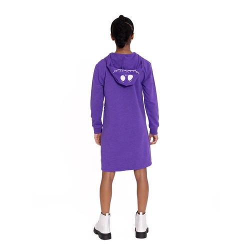 Nightmare Before Christmas Halloween Cosplay Hoodie Dress with Long Sleeves (6) - Picture 5 of 11