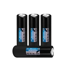 Heavy Duty Stretch Wrap Film – Black Pallet Shrink Wrap 18"x1500ft (80 Gauge)