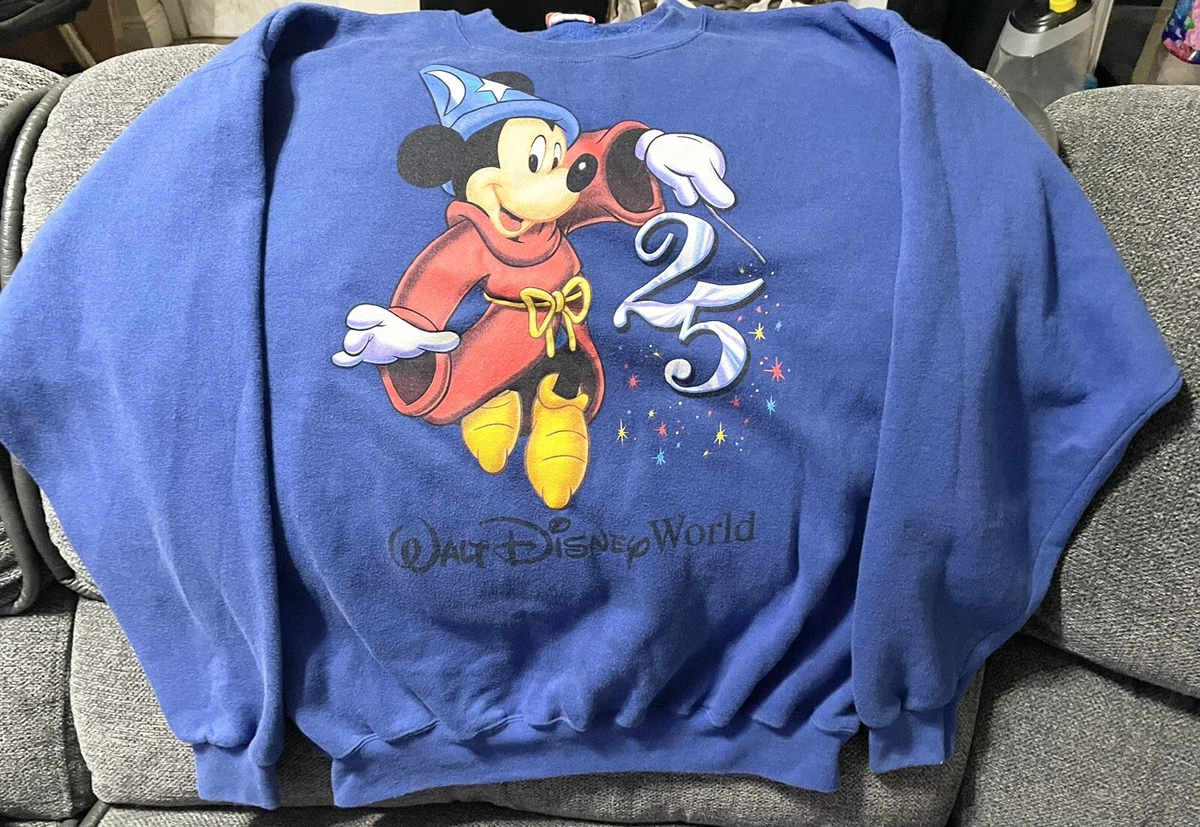 Vintage Disney Designs 25th Anniversary Of Walt Disney World Blue