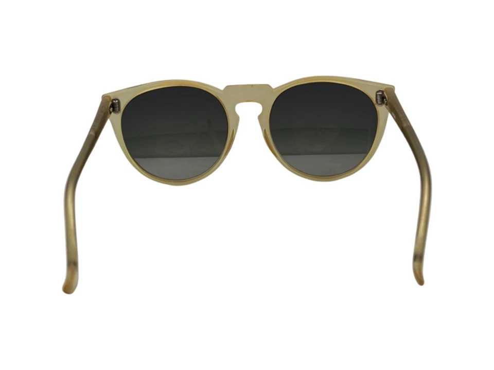 复古蜂蜜黄色圆角边椭圆形太阳镜日本带全新镜片 — 第 4/4 张图片