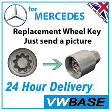 for MERCEDES Security Master Locking Lock Wheel Nut Key Bolt  A B C E S CLASS
